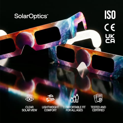 Detalle de Solar Eclipse Glasses 2 Pack with 2 Phone Filters by Solar Optics