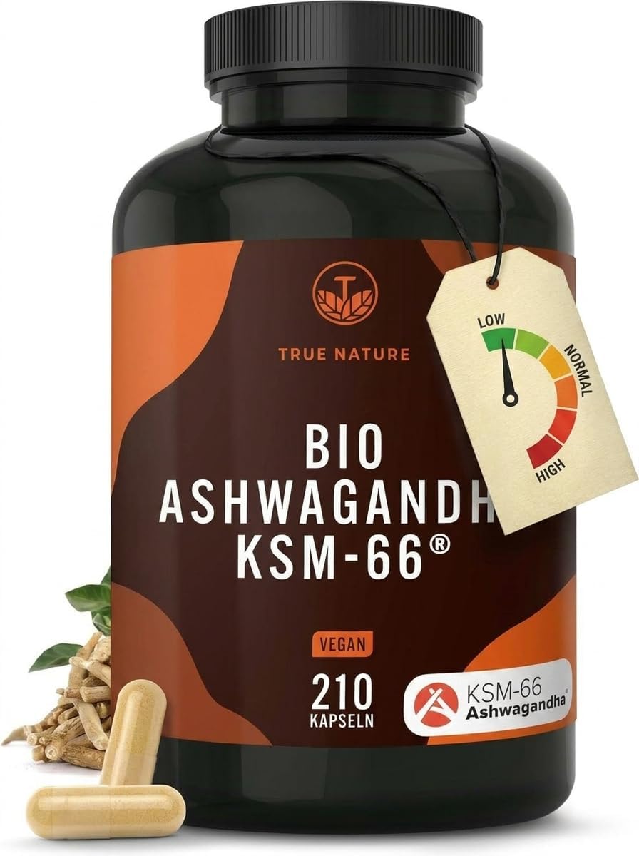 Detalle de TRUE NATURE Bio Ashwagandha KSM-66 600 mg