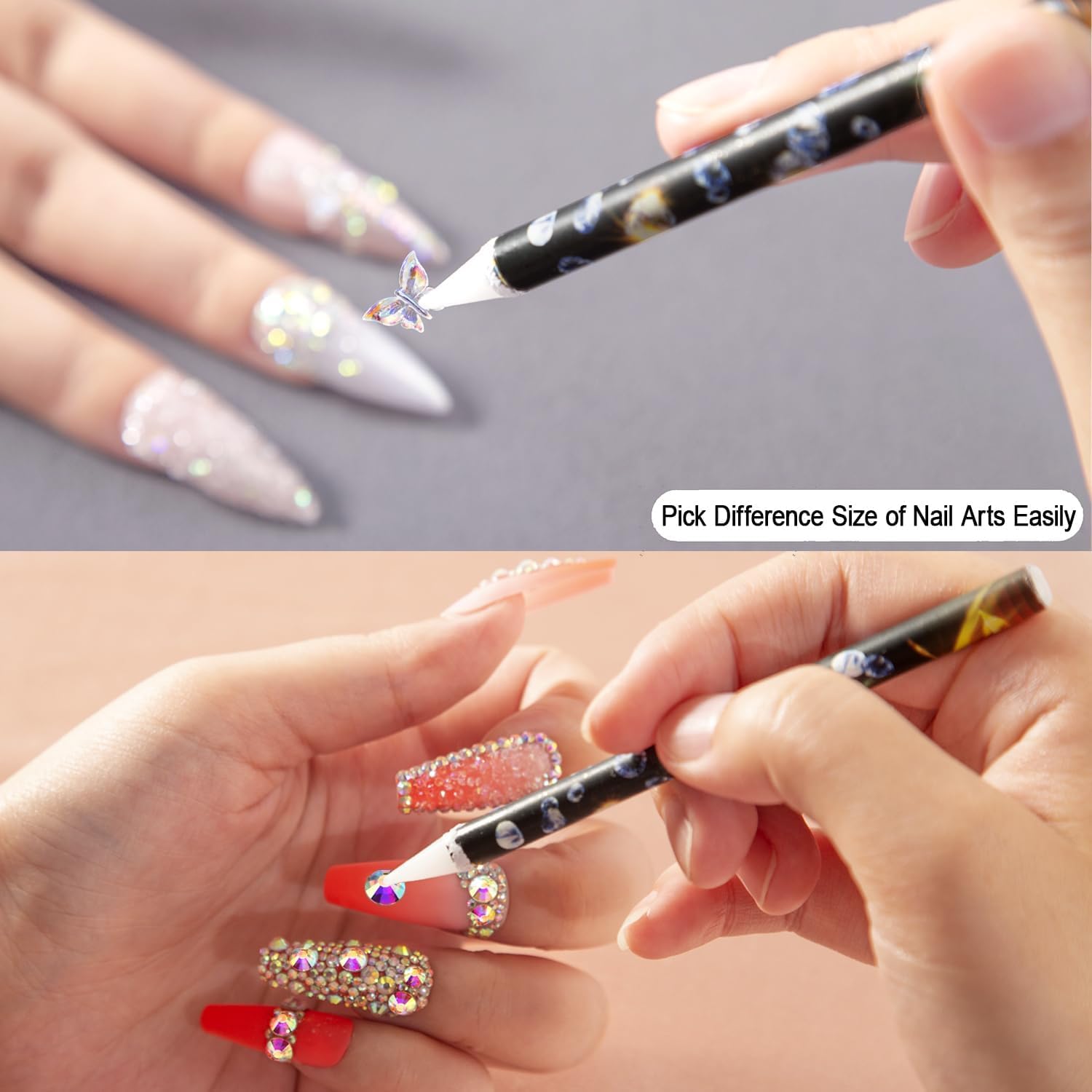 Thumbnail 5 de QYINXIU Nail Rhinestone Kit, 11,000 Pieces