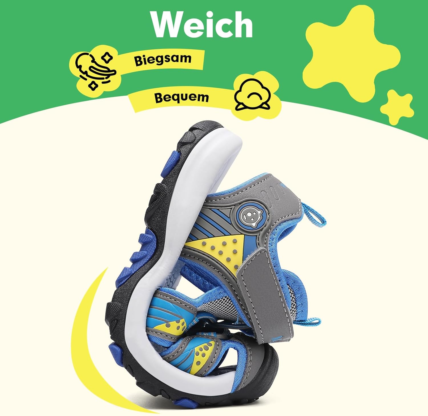 Thumbnail 4 de SAGUARO Geschlossene Sandalen Kinder Trekking – atmungsaktiv, robust und vielseitig