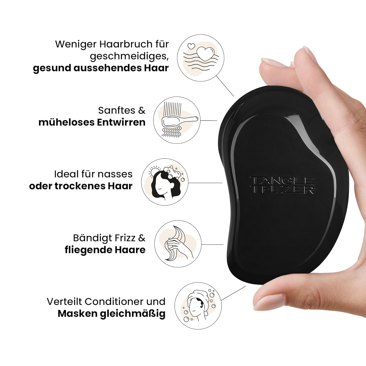 Detalle 2 de Tangle Teezer Original Entwirrungsbürste 325 Borsten