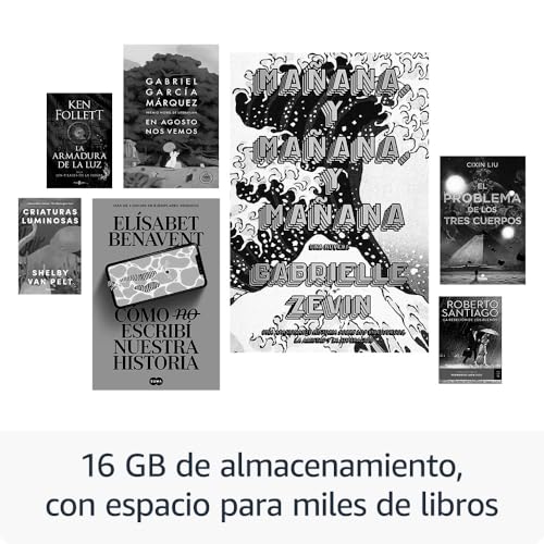 Detalle de Amazon Kindle (última generación) — Kindle más ligero y compacto para lectura sin distracciones