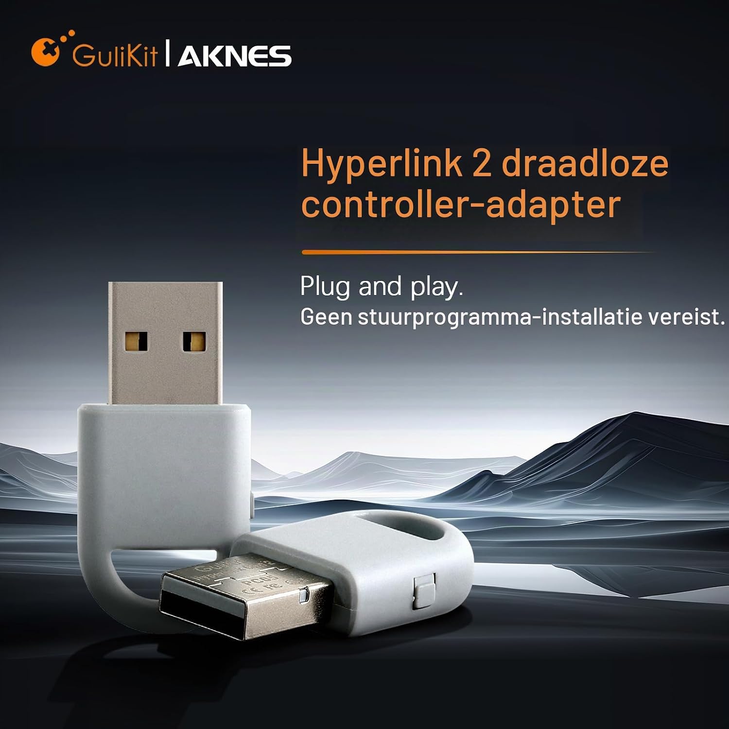 Detalle de AKNES GuliKit Hyperlink 2-adapter voor controllers met lage latentie