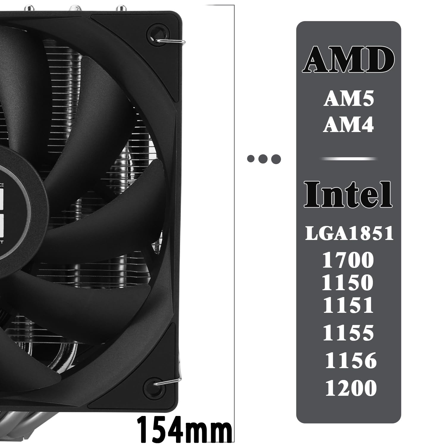 Thumbnail 2 de TR-Thermalright Phantom Spirit 120 SE CPU-Kühler (Doppelturm, 7 Heatpipes, Dual 120-mm, für AM5/AM4 & Intel LGA)