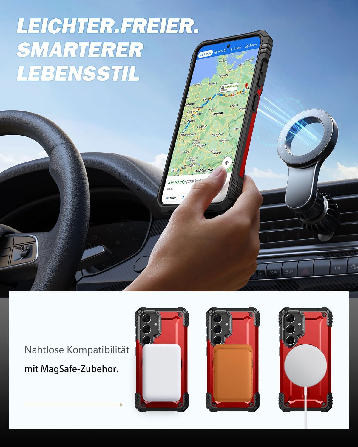 Thumbnail 2 de Lanhiem Hülle für Samsung Galaxy S25 6,2"