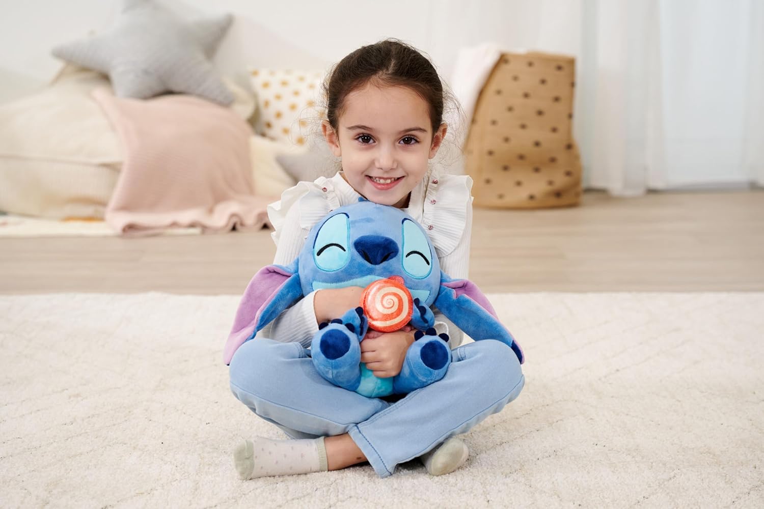 Thumbnail 2 de Simba Disney Stitch Kuscheltier mit Lollipop (Plüschfigur, 25 cm) – zum Knuddeln ab 0 Jahren