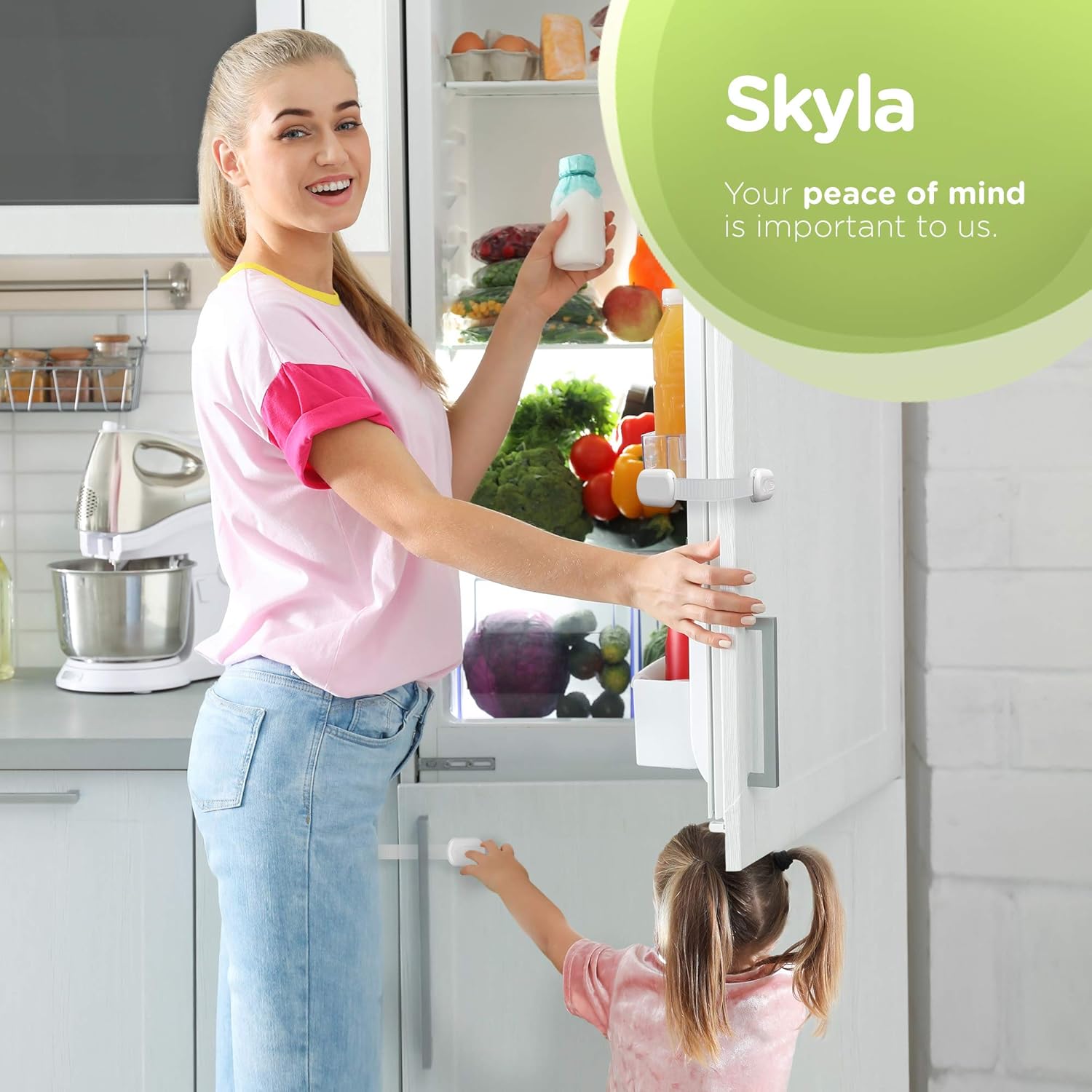 Thumbnail 1 de Skyla Homes Baby Proofing: 16-Pack of Safe, Easy-to-Install Cabinet Locks with 3M Adhesive