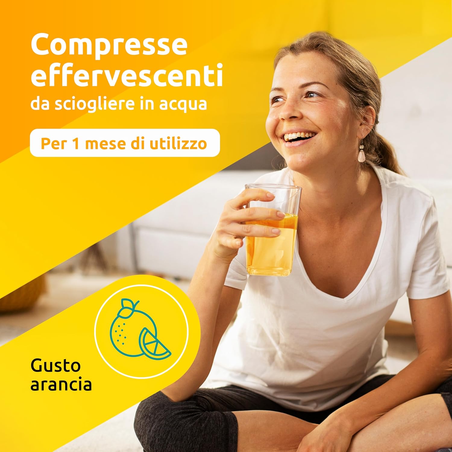 Detalle de Supradyn Difese Integratore Multivitaminico 30 Compresse Effervescenti Arancia – Difese Immunitarie & Energia
