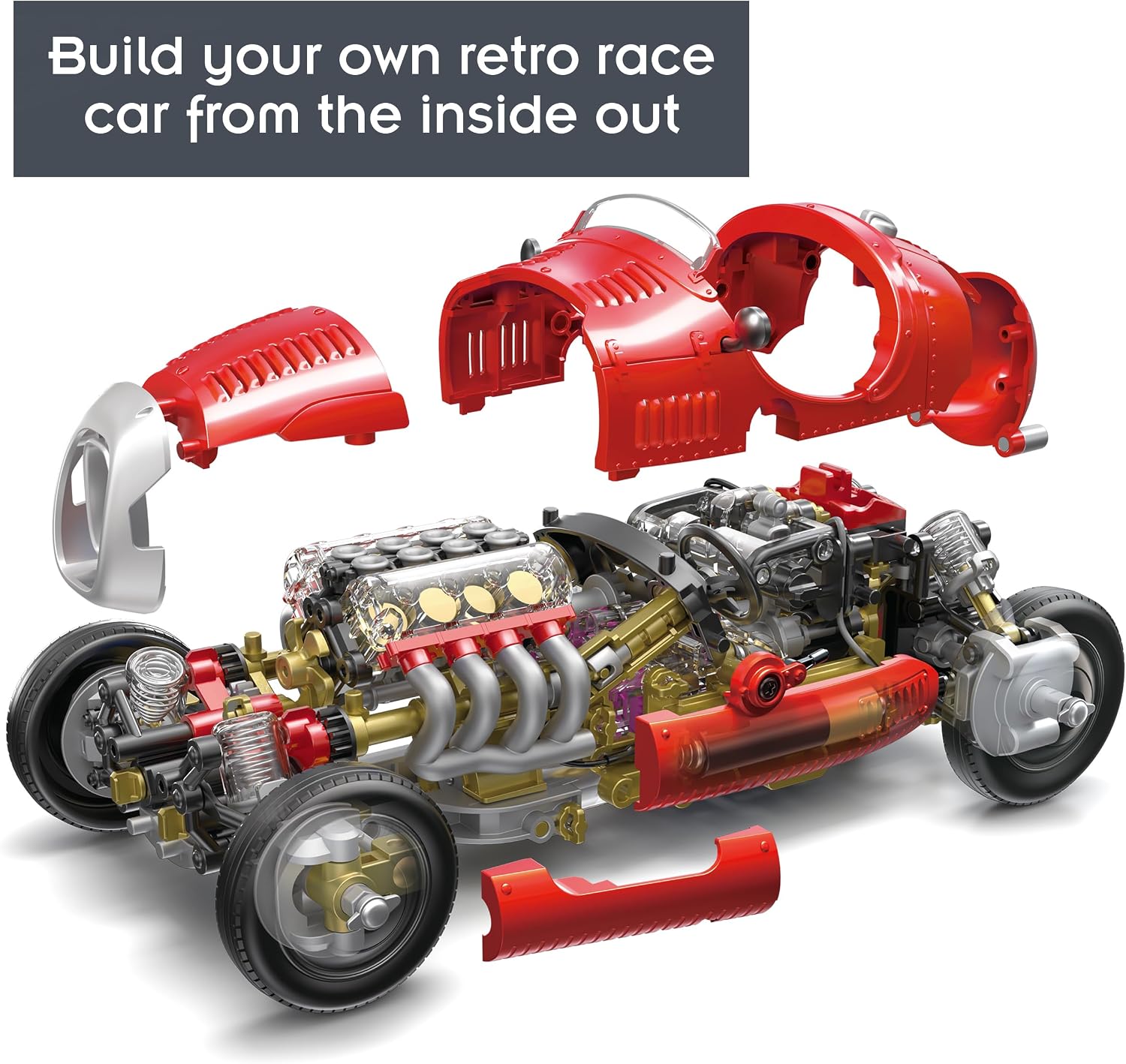 Detalle de Thames & Kosmos Race Car Engineering Set V8
