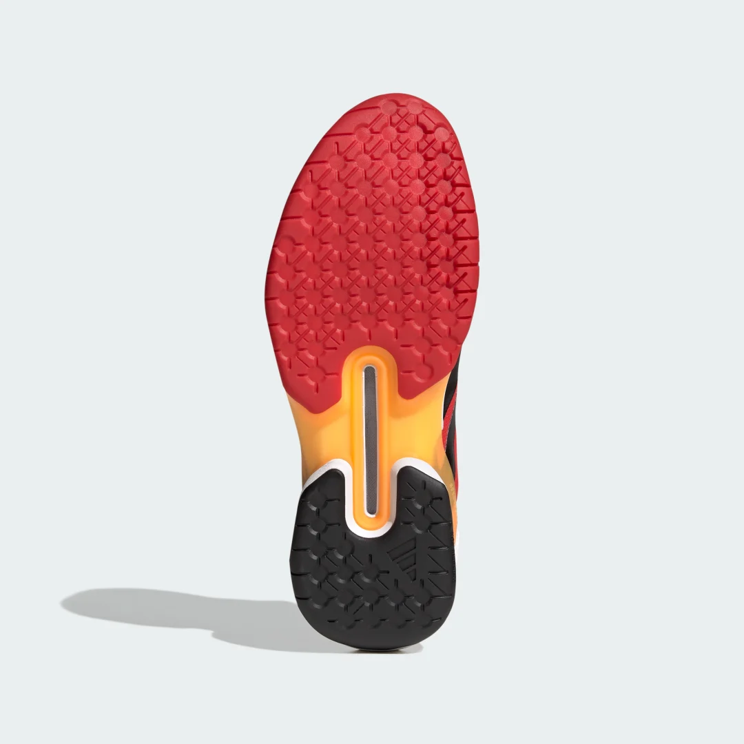 Detalle de Adizero Counterblast Indoor de Adidas: zapatilla para juego rápido en interiores
