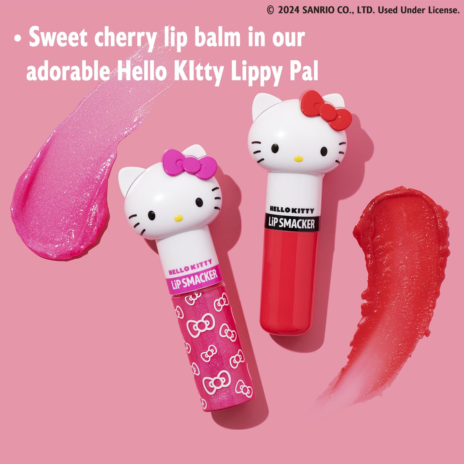 Detalle 2 de Lip Smacker Lippy Pals Hello Kitty Cherry Lip Balm 🍯