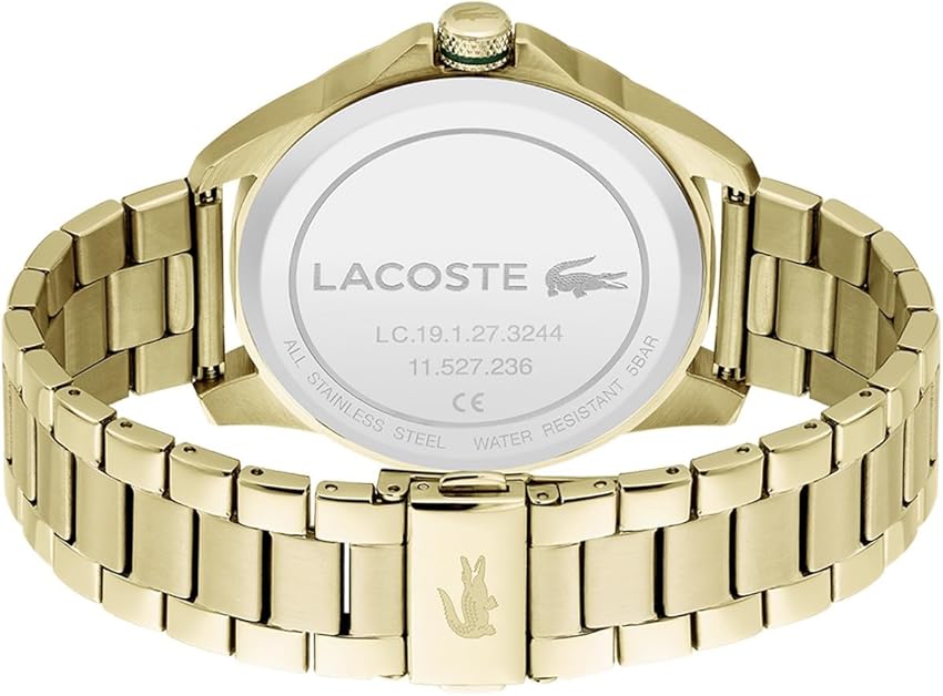 Thumbnail 2 de Lacoste Reloj Analógico Hombre LE Croc🌟 Correa Dorada