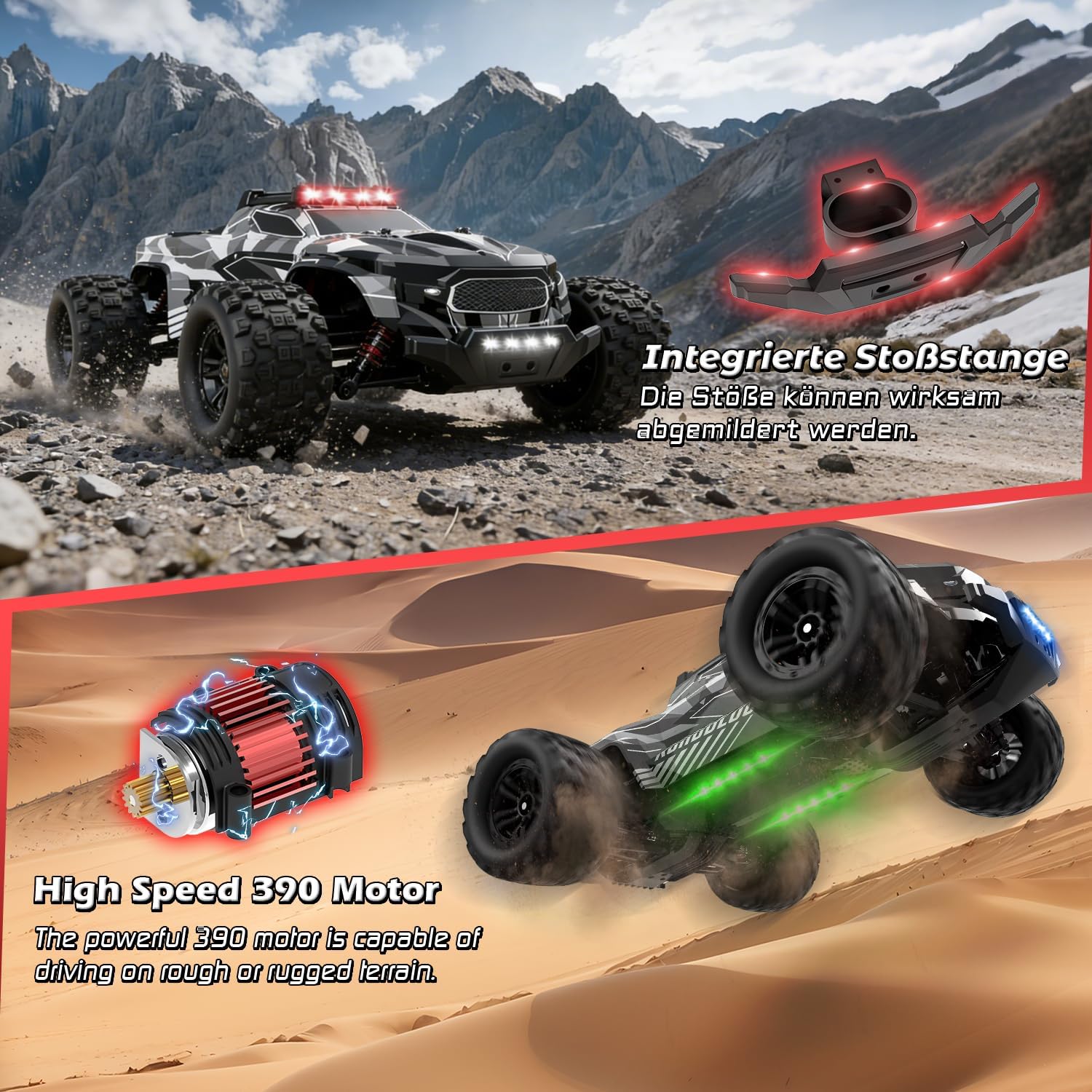 Detalle 1 de RC Monstertruck 1:14 mit 40 km/h