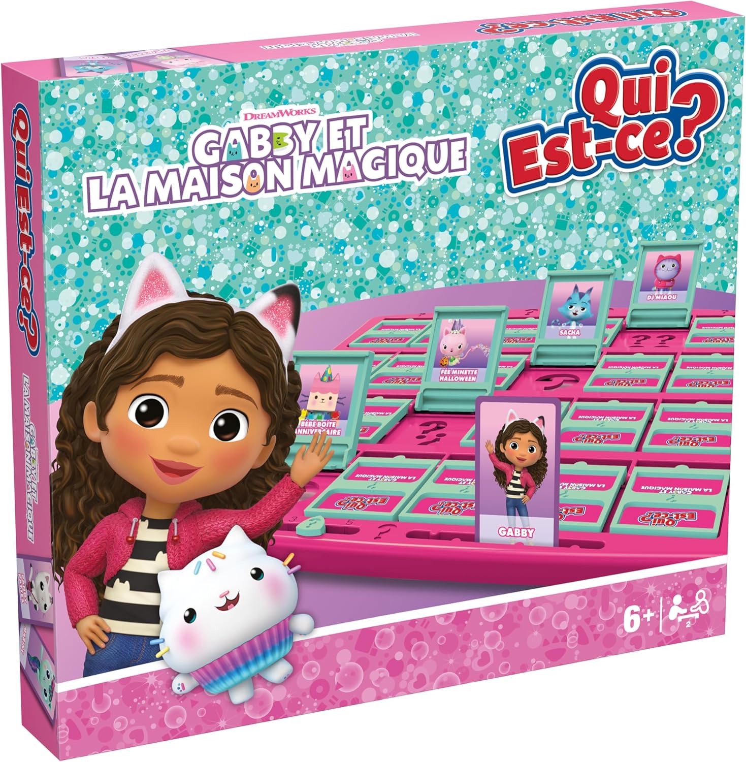 Detalle 2 de Winning Moves Qui Est-Ce? Gabby et la Maison Magique — Version Gabby’s Dollhouse