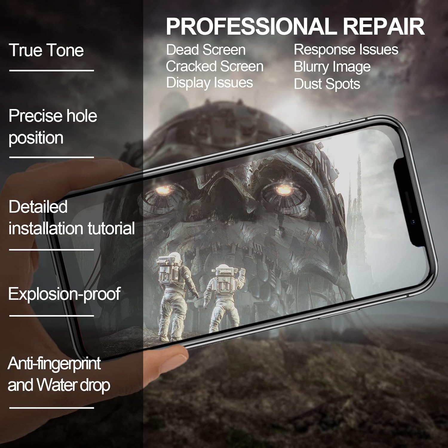 Thumbnail 6 de iPhone 14 Plus 6.7" LCD Screen Replacement Kit with Frame Adhesive and Tools (A2632/A2885/A2888/A2887/A2886)