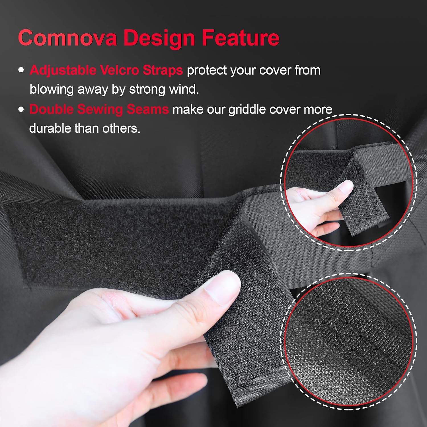 Thumbnail 5 de M COMNOVA OUTDOORS For Weber Spirit 300 Series 52-Inch Grill Cover, 600D Oxford