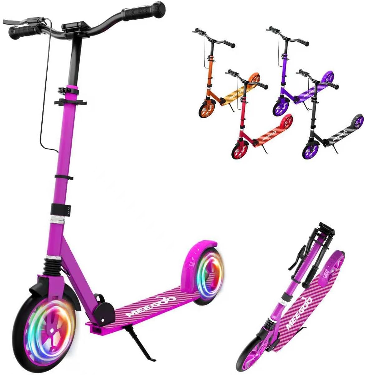 Detalle de MEE GOO Foldable Kick Scooter