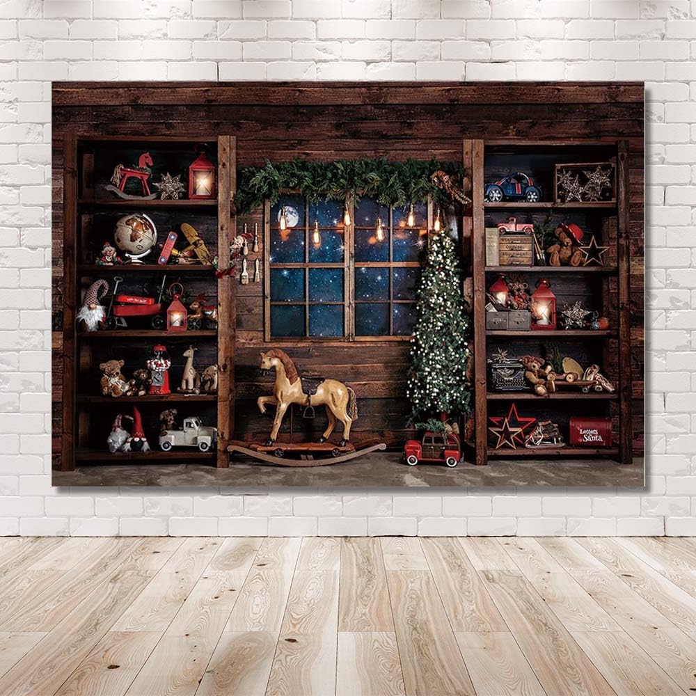 Detalle 2 de MEHOFOND 10x7ft Christmas Backdrop