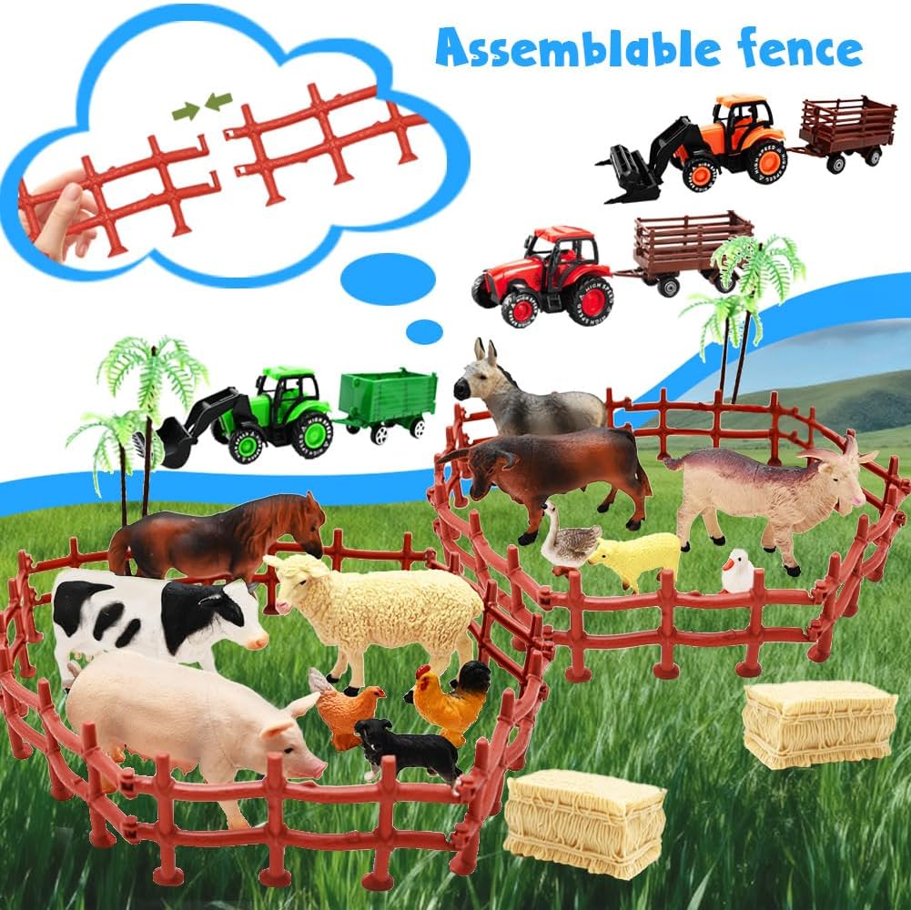 Detalle de Kimicare Farm Playset 40pcs