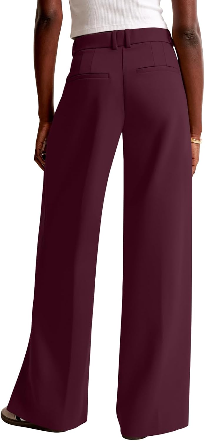 Thumbnail 4 de NIMIN Women's Wide-Leg Work Pants, High-Waisted Palazzo Trousers with Pockets