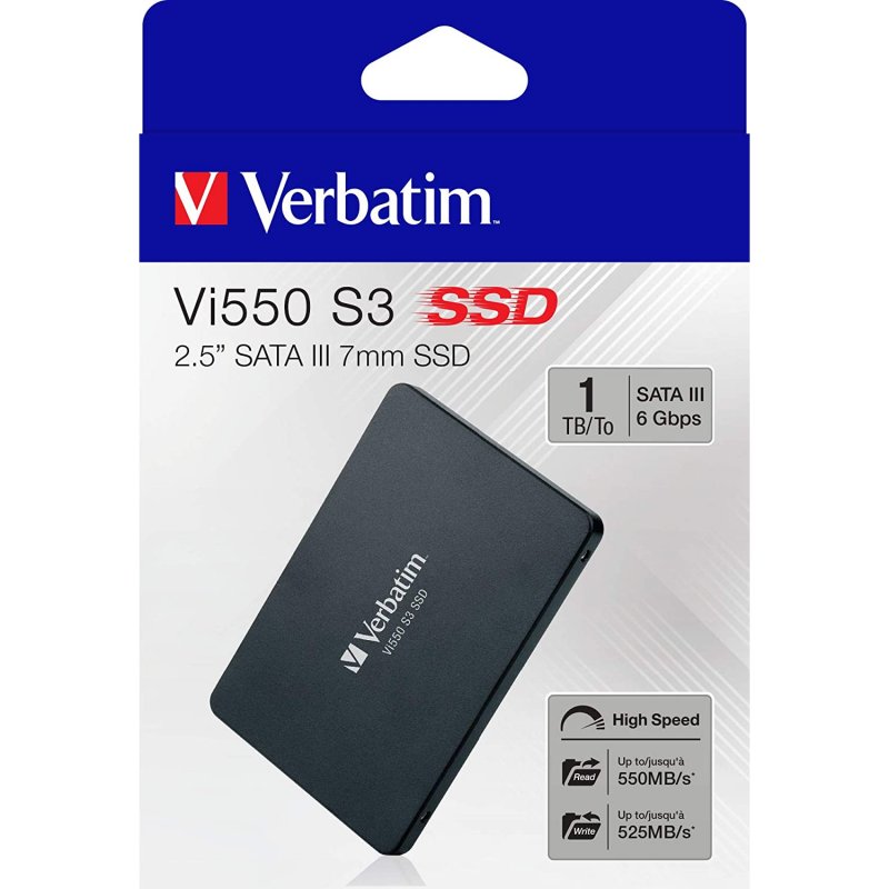 Detalle 2 de Verbatim Vi550 S3 SSD interna de 2,5" SATA III de 1TB