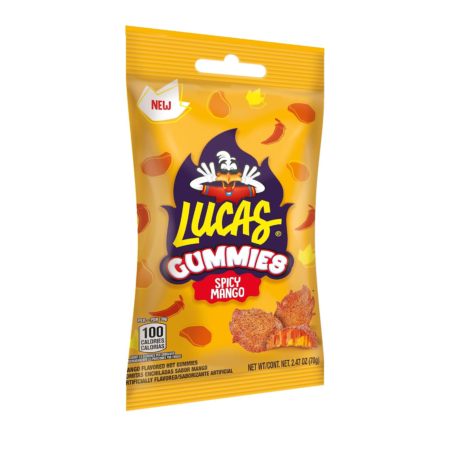 Detalle 2 de Lucas Spicy Mango Gummies, 12-Pack, 29.6 oz
