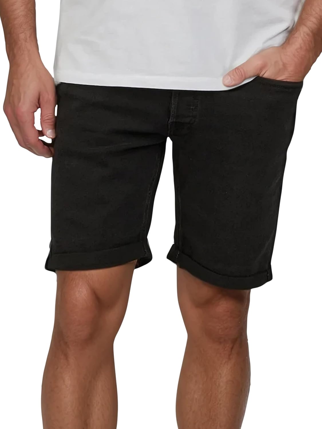 Thumbnail 5 de JACK & JONES Jeans-Shorts Herren Stretch JJIRICK – Kurze Bermuda im 5-Pocket-Style