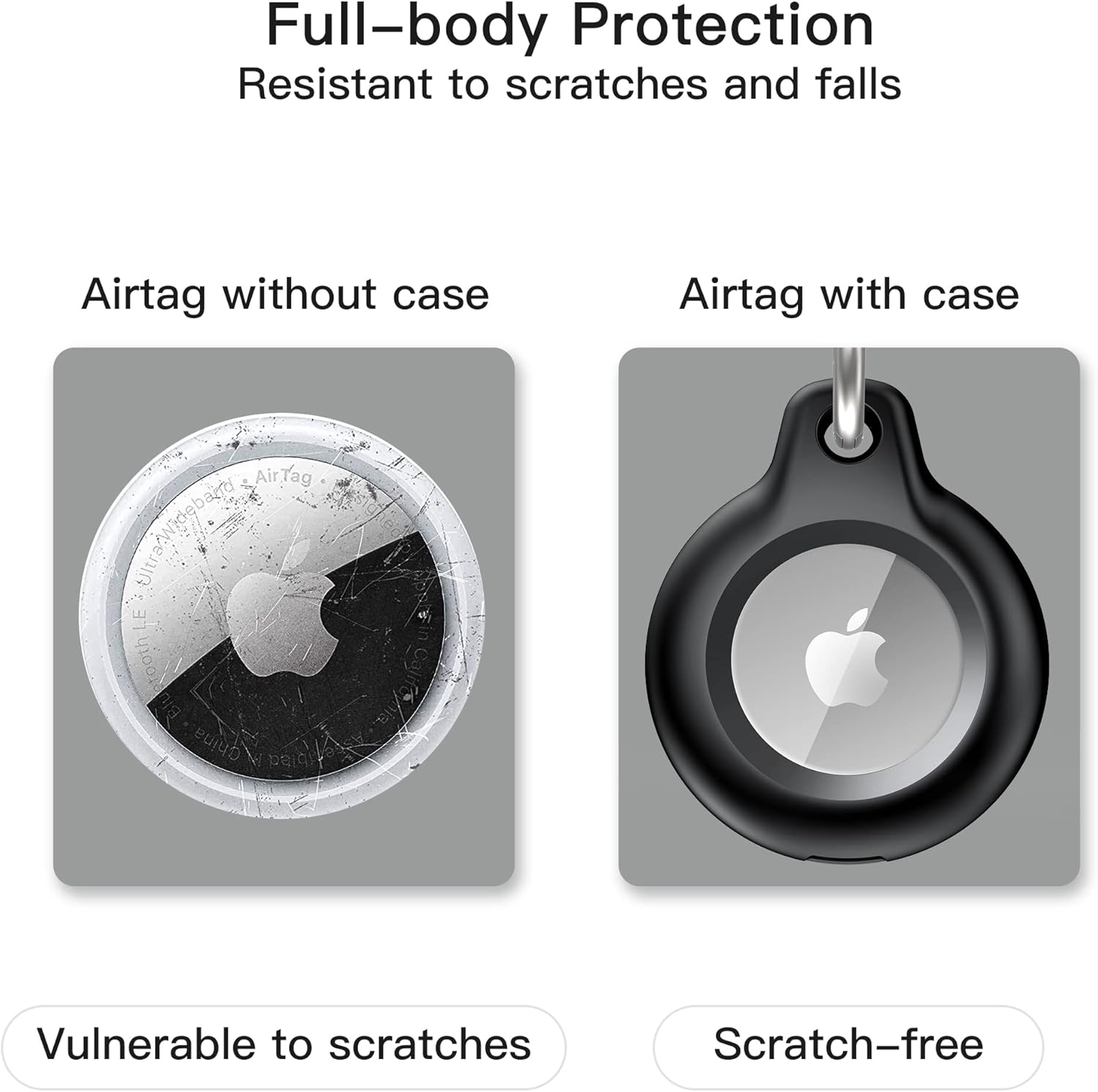 Detalle 2 de Airtag Holder Case 4-Pack IPX8 Waterproof