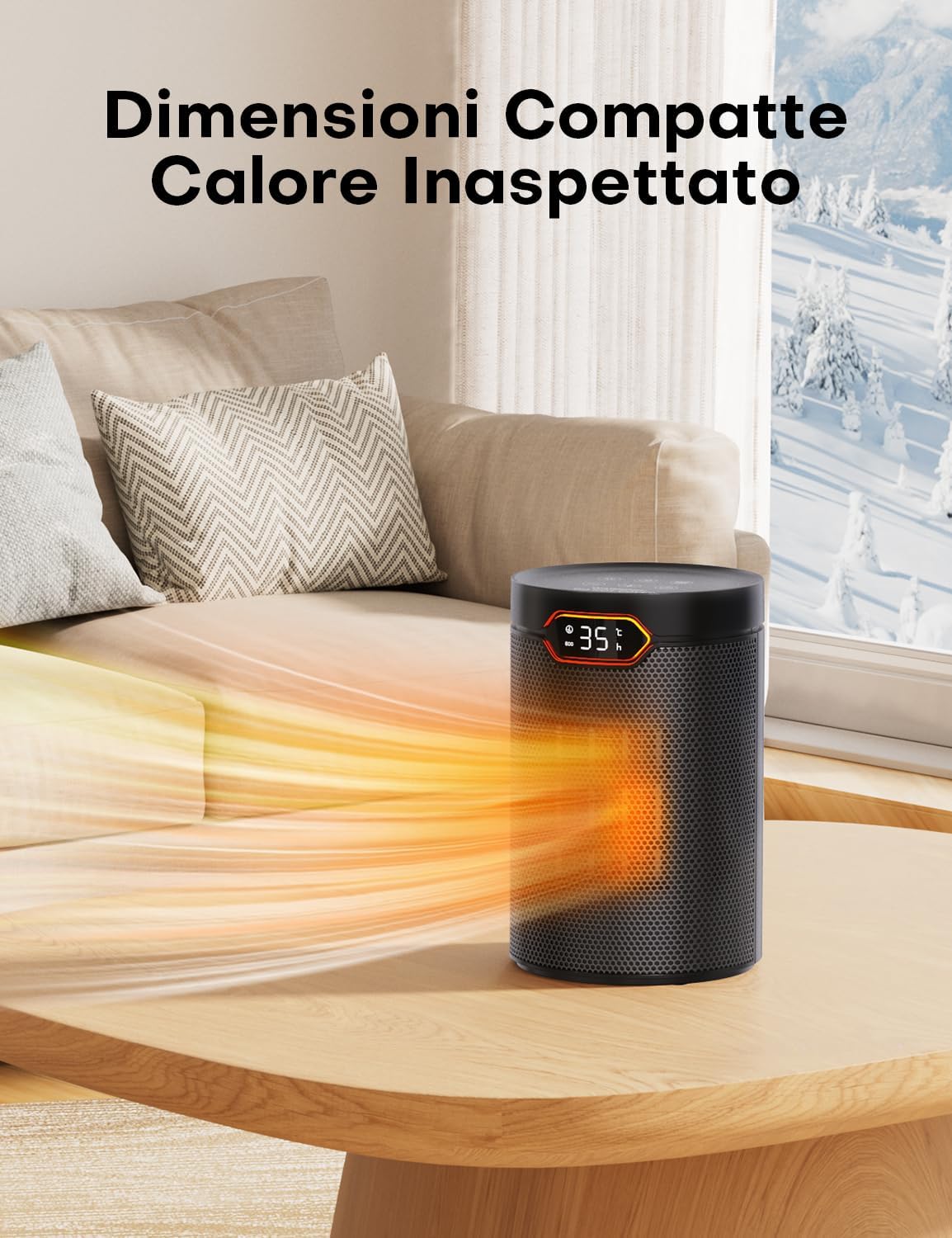 Detalle 2 de QEXREED Stufetta Elettrica 1500W