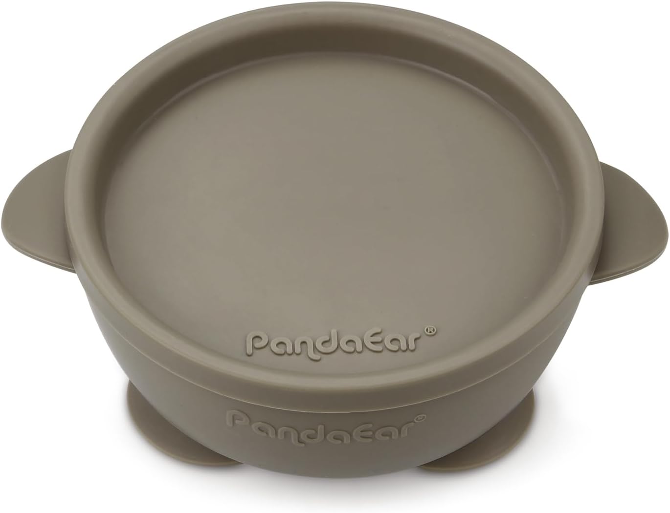 Thumbnail 5 de PandaEar set van 3 siliconen babykommen met zuignap en deksel