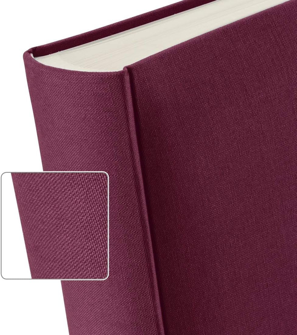 Detalle 2 de Hama Jumbo Album (Linen Look) – Wine red, Universal photo album