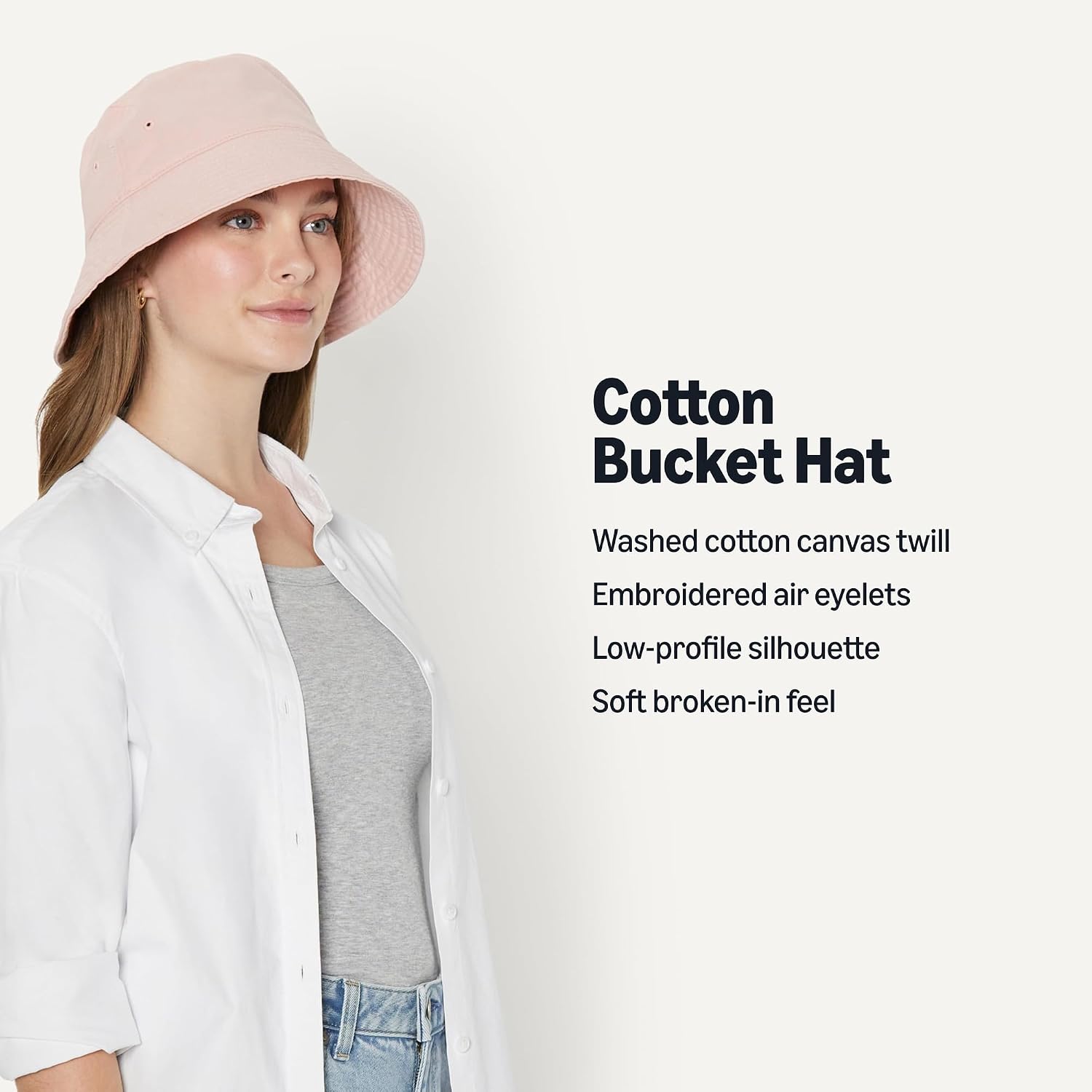 Detalle 2 de Amazon Essentials Women's Washed Cotton Bucket Hat