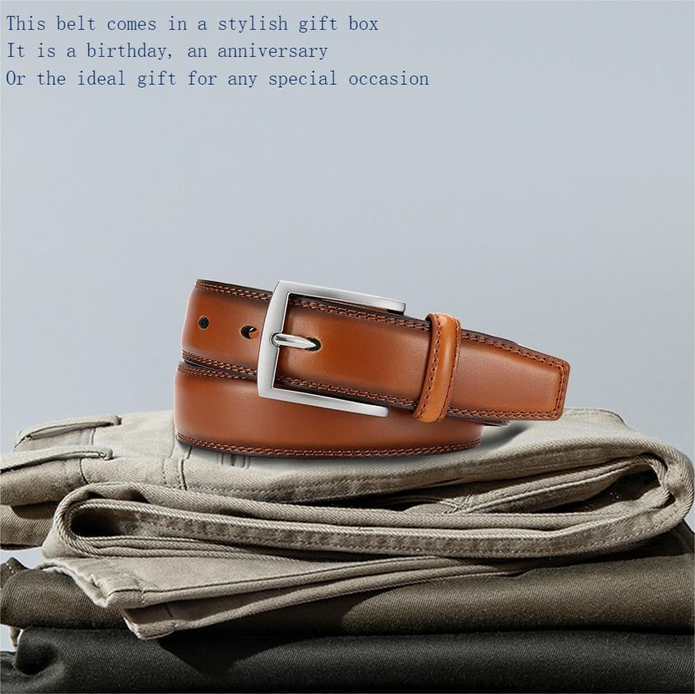 Thumbnail 6 de YOORAN Herren-Gürtel aus Leder (33 mm) – kürzbar, mit 9 ovalen Löchern