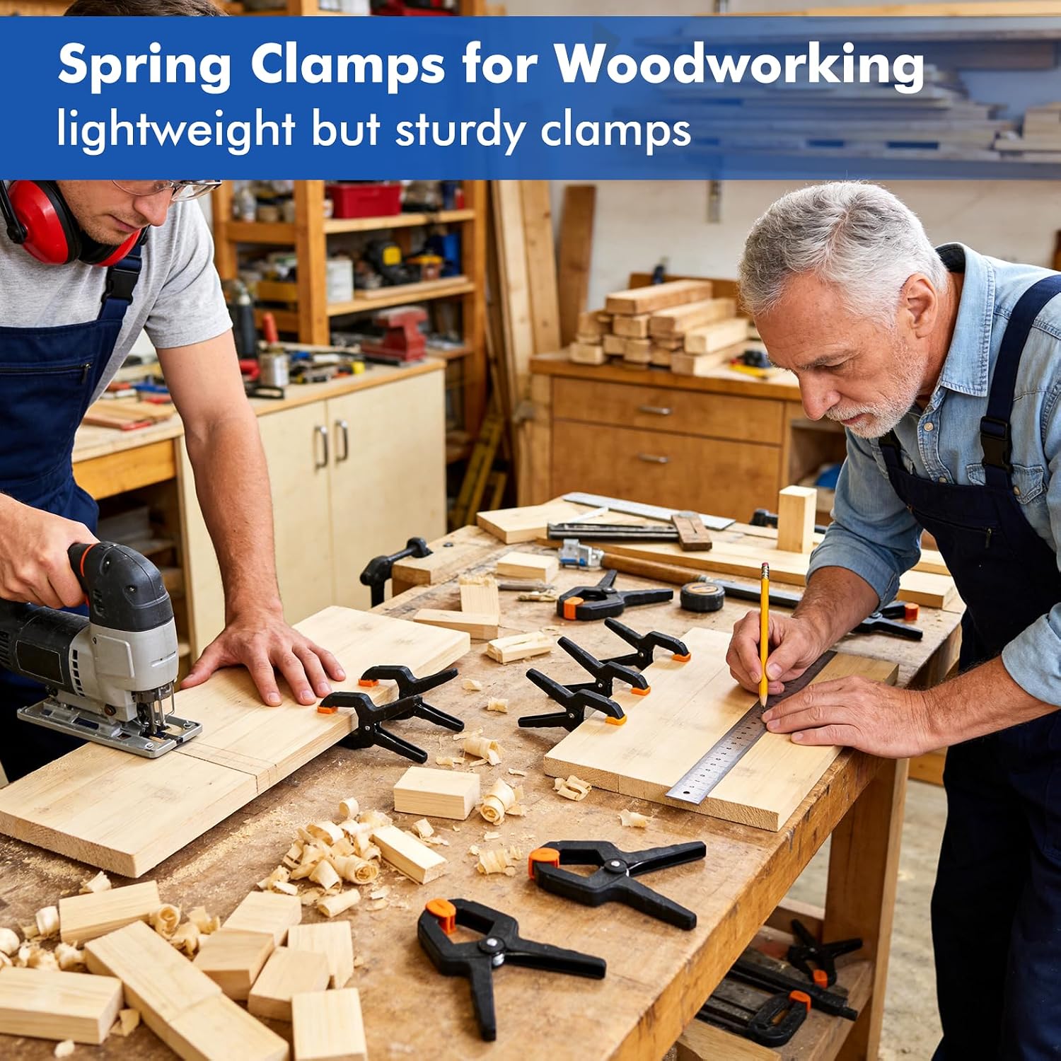 Thumbnail 3 de Spring Clamps, 3.5-inch