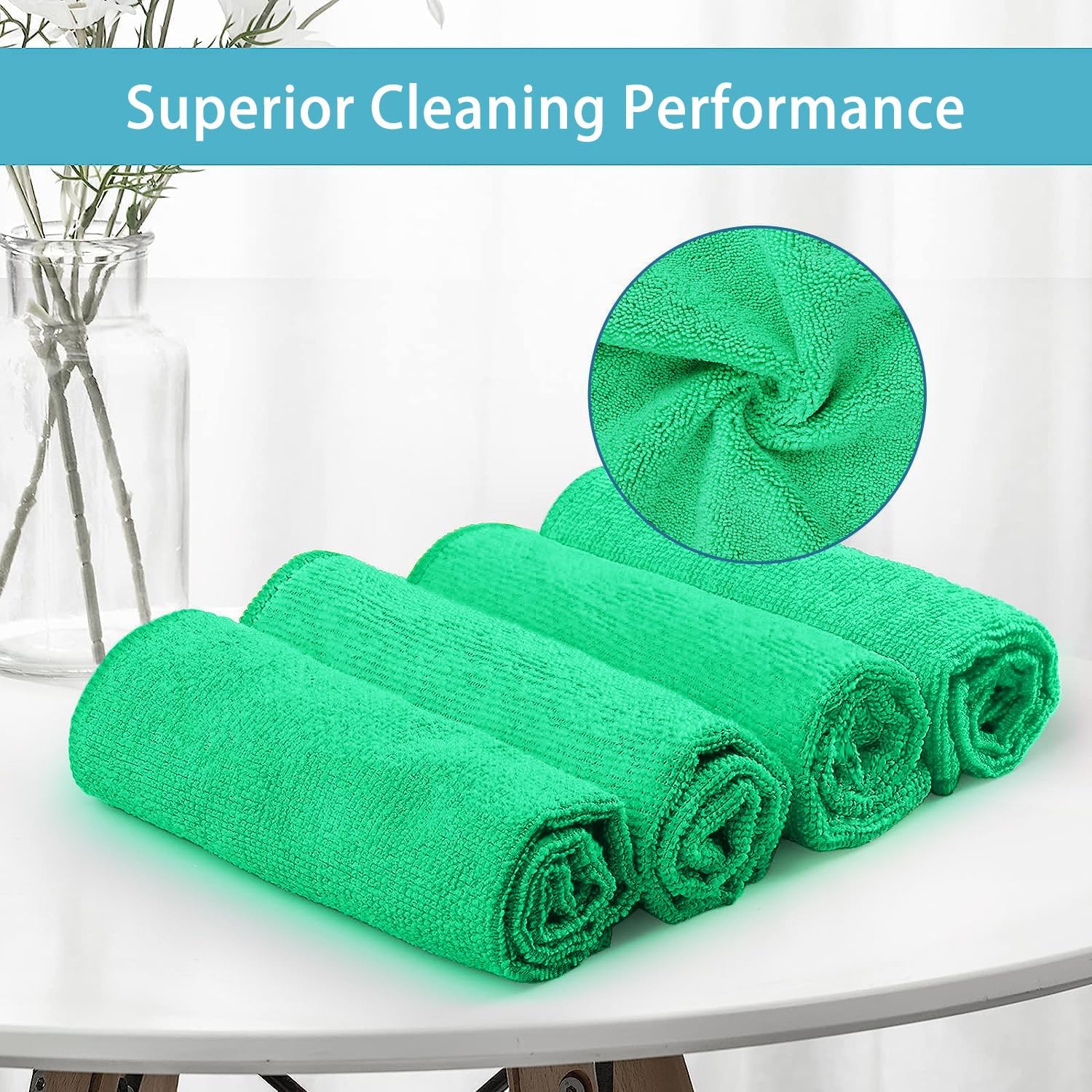 Thumbnail 2 de HOMEXCEL Microfiber Cleaning Cloths 11.5 x 11.5 in