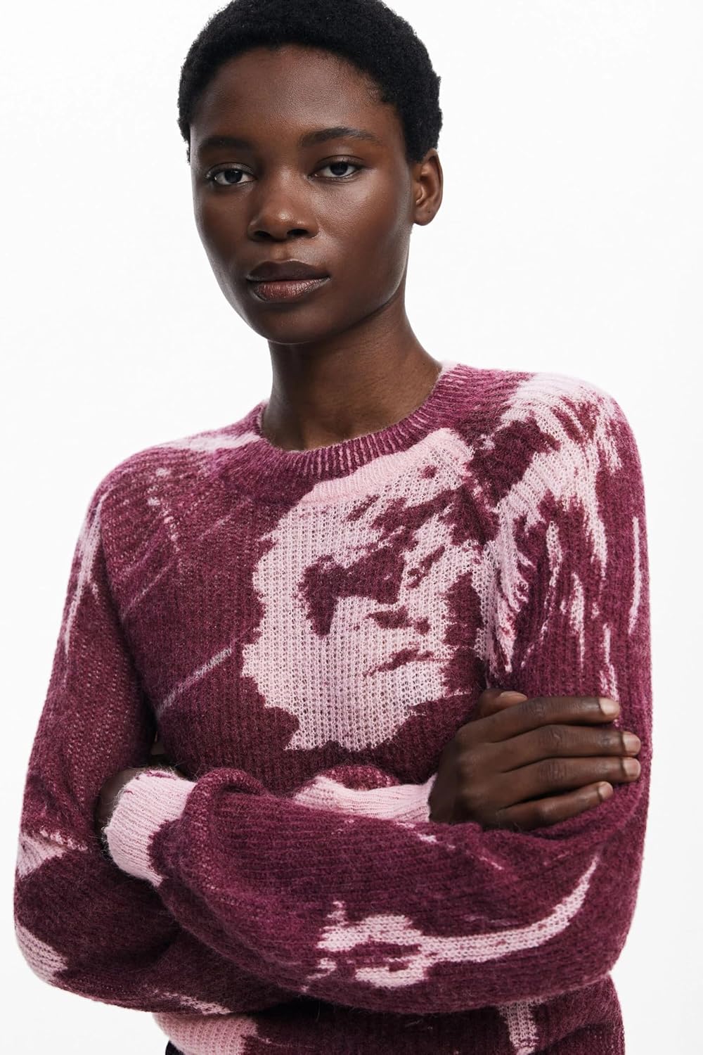 Thumbnail 4 de Desigual Jers_Hyder Pullover Sweater Mujer