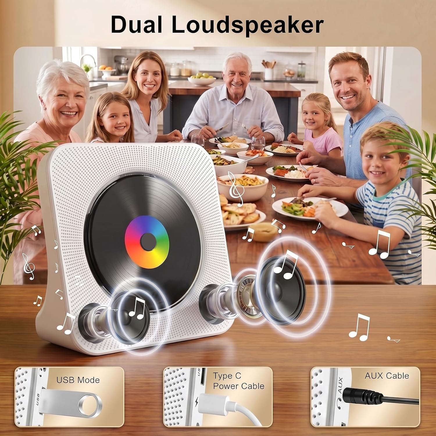 Thumbnail 4 de Gueray Portable CD Player