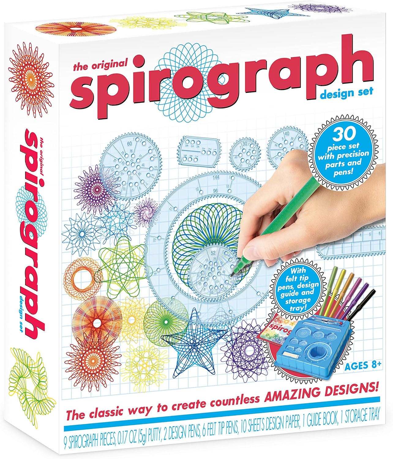 Detalle de Spirograph Design Set – 30-Piece Creativity Kit for Endless Designs