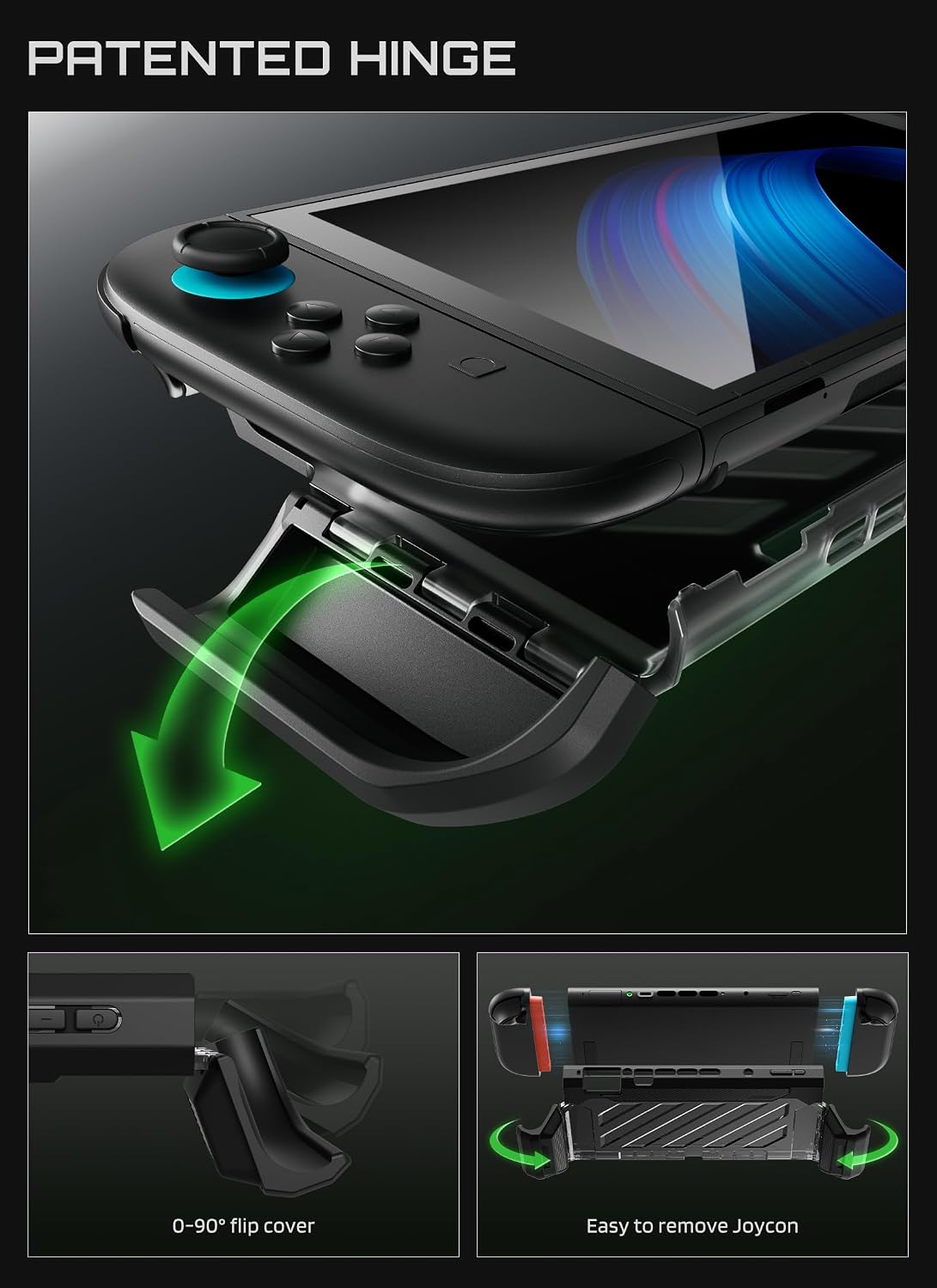 Detalle de SUPCASE Switch 2 Case 2025 Military-Grade