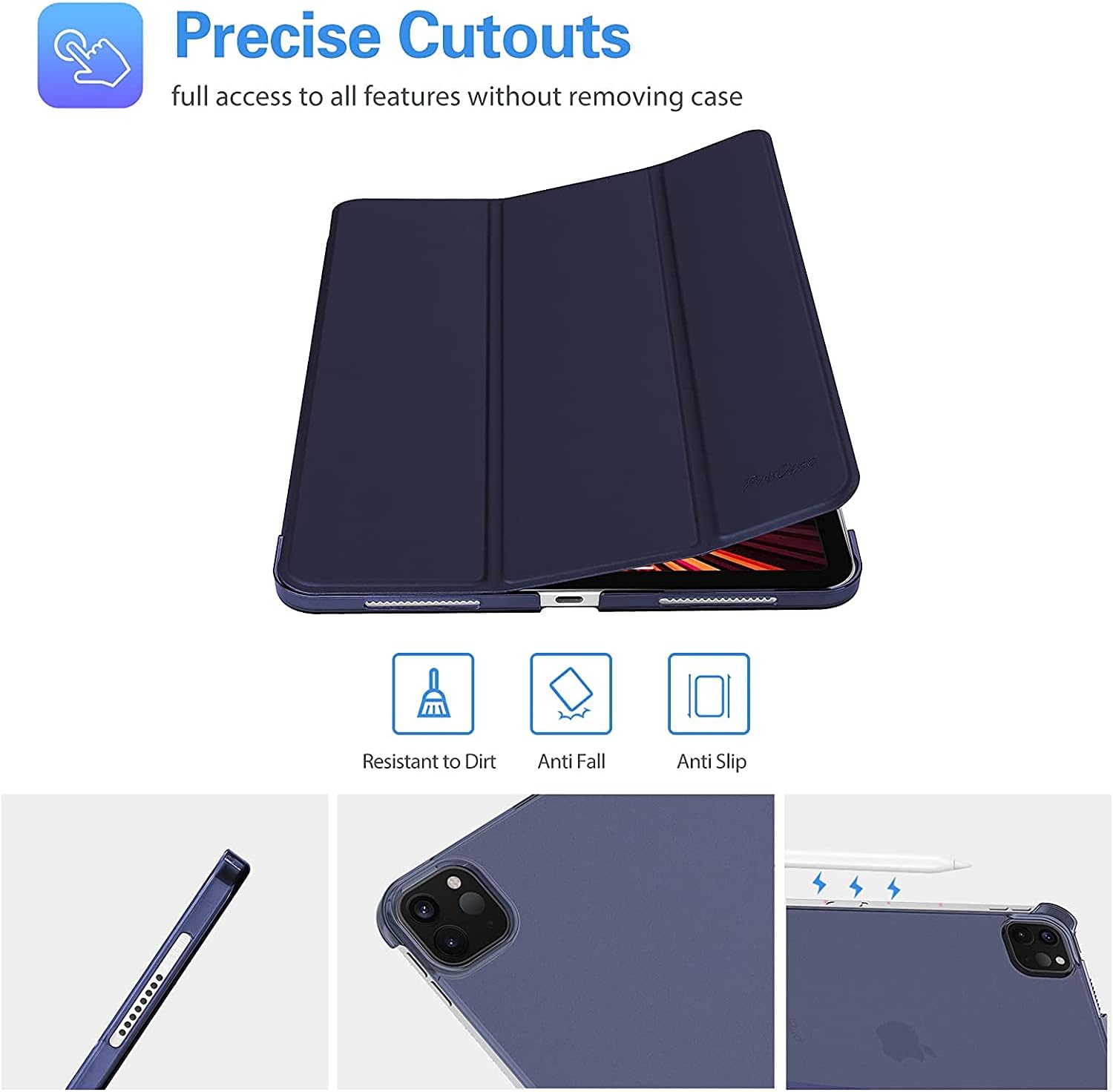 Thumbnail 3 de ProCase Hülle iPad Pro 11 2022/21/20 Navy