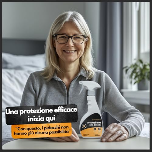 Detalle 2 de Spray Antipidocchi Panteer 500 ml – Protezione per tessuti e mobili con eucalipto e crisantemo