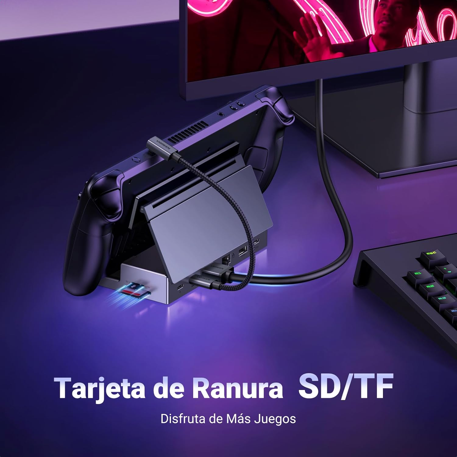 Thumbnail 6 de UGREEN Hub USB C 9 en 1 con HDMI y Soporte Ajustable 🚀