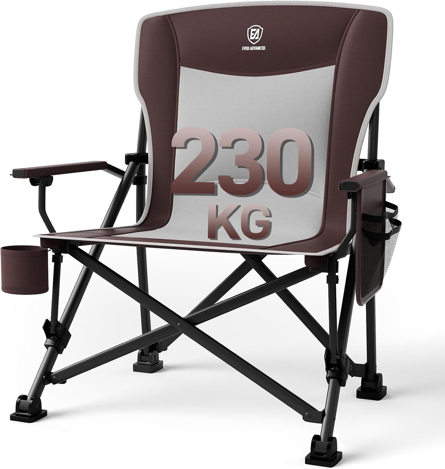 Detalle de EVER ADVANCED Campingstuhl 230 kg Belastbarkeit