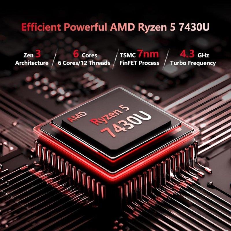 Detalle 2 de Vanwin UL1561 15,6" Ryzen 5 7430U, 16GB RAM, 512GB SSD, Radeon Vega 7, Windows 11 Pro