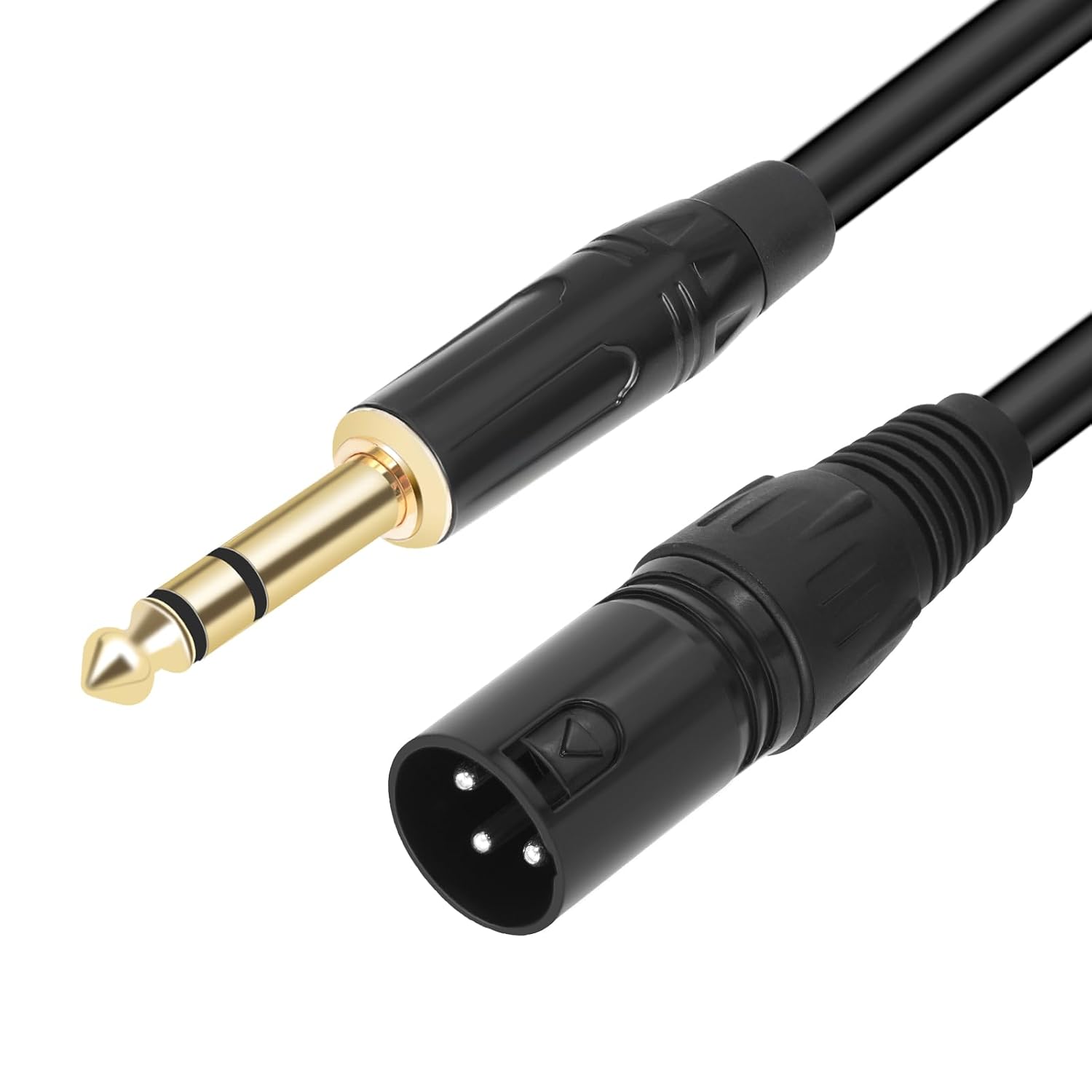 Thumbnail 5 de SZLliyxs 6.6 ft XLR Male to 1/4-Inch TRS Balanced Cable, 2-Pack