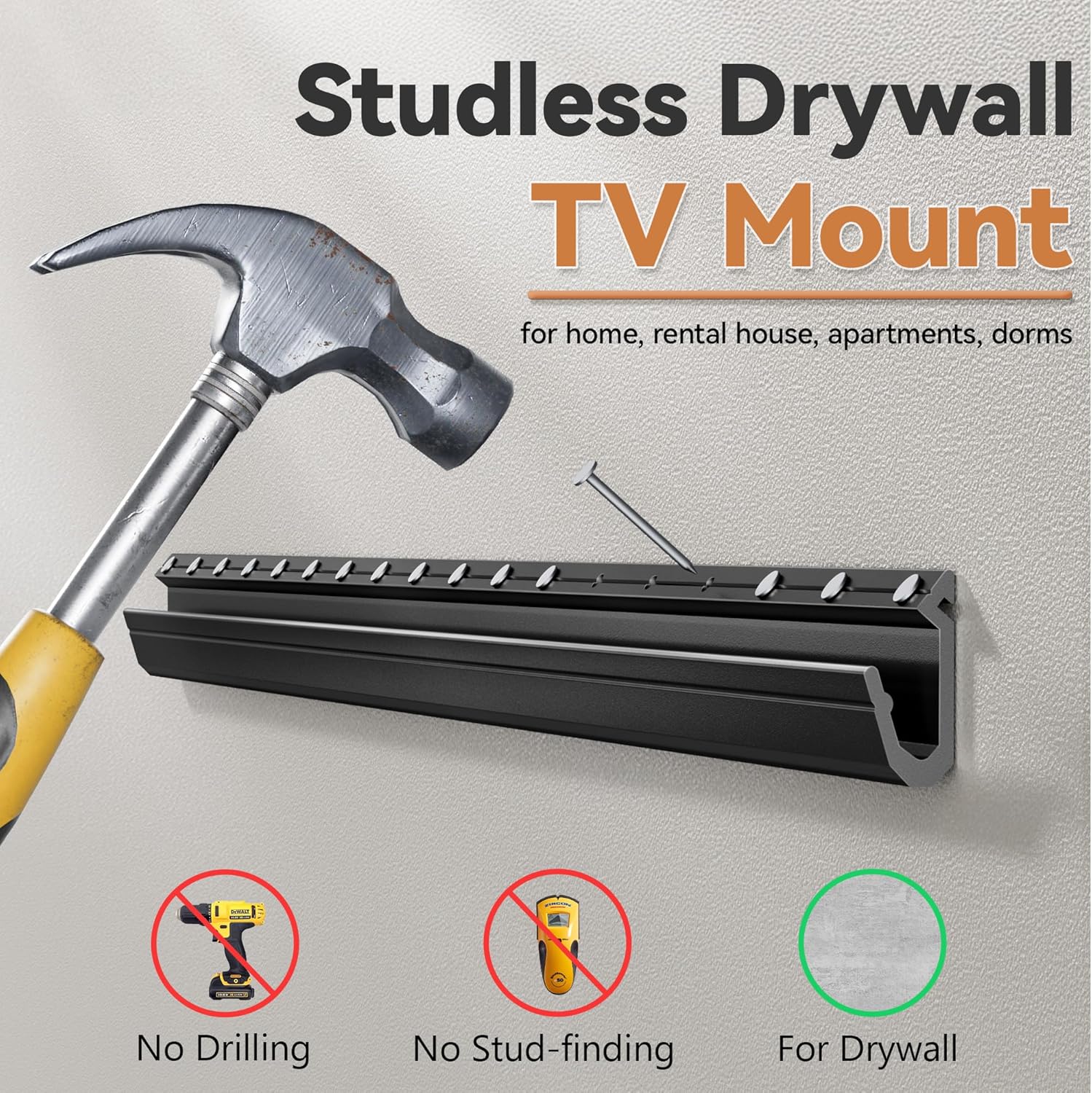 Thumbnail 1 de TV wall mount for plasterboard TVs