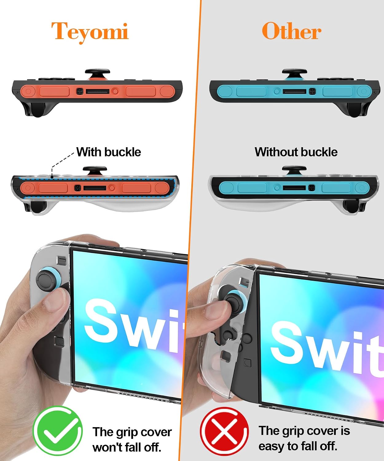 Thumbnail 6 de Teyomi Dockable Case for Nintendo Switch 2, Transparent