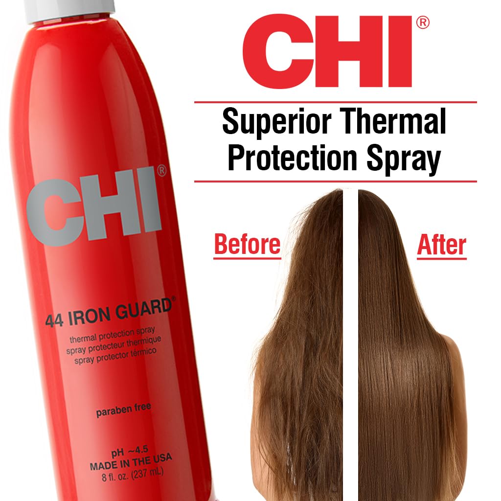 Thumbnail 4 de CHI 44 Iron Guard Thermal Protection Spray (8 fl oz) — Heat damage shield for smoother, shinier styling