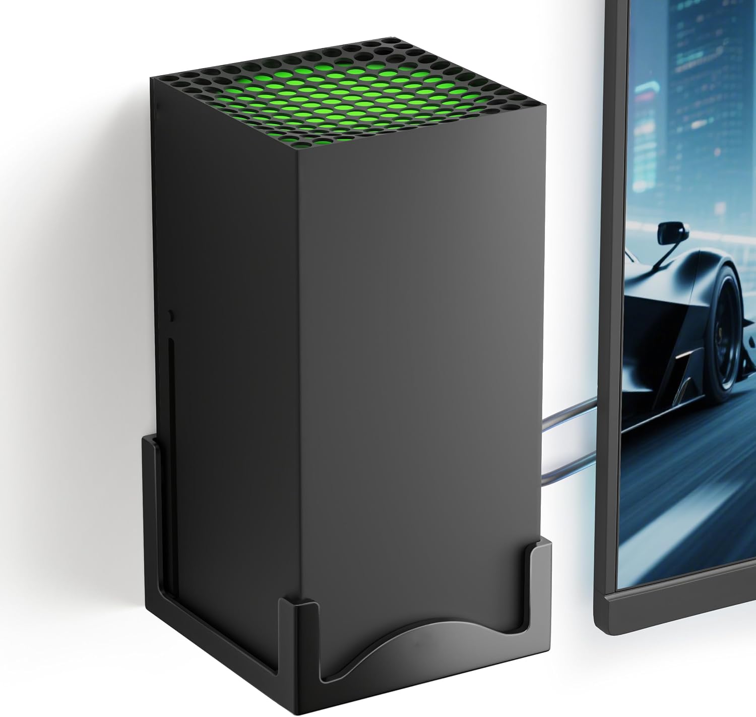 Detalle de Wall Mount for Xbox Series X – Metal Console Holder with Ventilated Base
