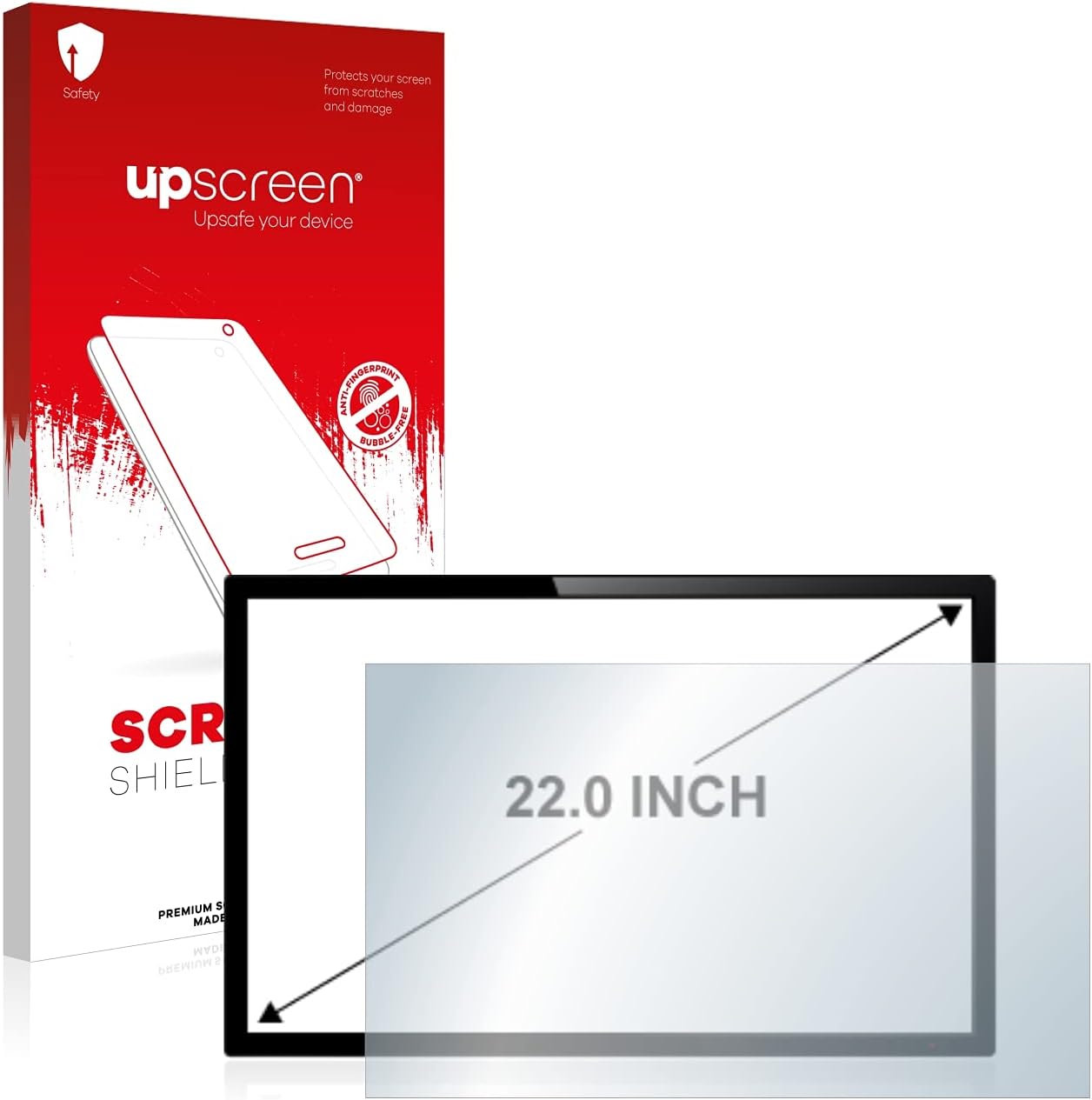 Thumbnail 6 de upscreen 17" Pellicola Protettiva per Monitor Industriali – HD-Clear, anti-impronte, Installazione facile